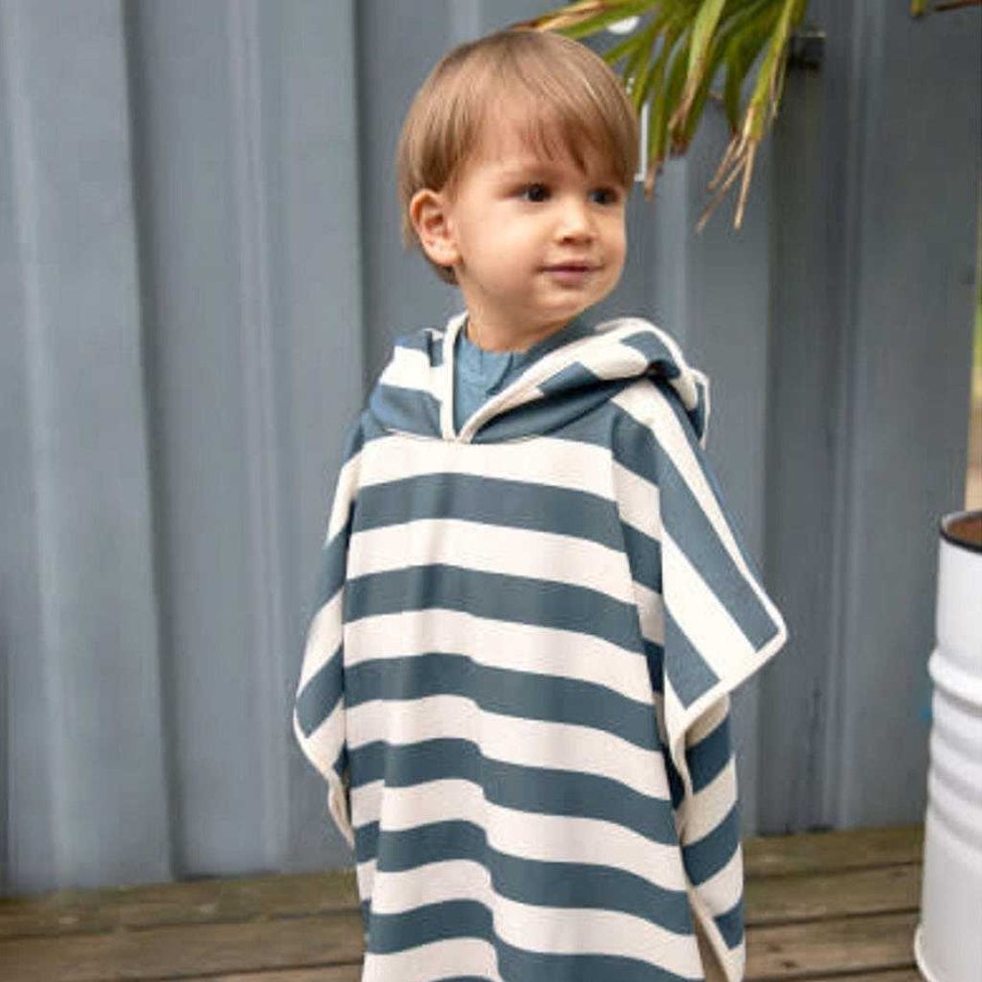 Dress Lassig Raincoats & Umbrellas | Lassig Beach Poncho Block Stripes