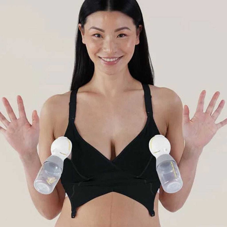 Mother Bravado Nursing Bras & Covers | Bravado Pumping & Nursing Bra Sustainable Black