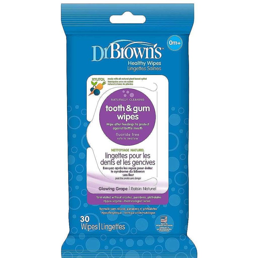 Bath Dr Brown's | Dr Brown'S Tooth And Gum Wipes