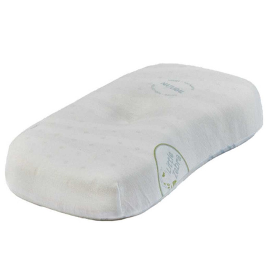 Sleep Little Zebra | Little Zebra Small Latex Contour Pillow