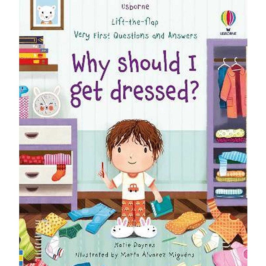 Plays Usborne Toddler Books | Usborne - Very First Questions And Answers Why Should I Get Dressed?