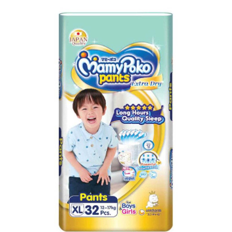 Poop Mamypoko Diapers | Mamypoko Extra Dry Pants Super Jumbo