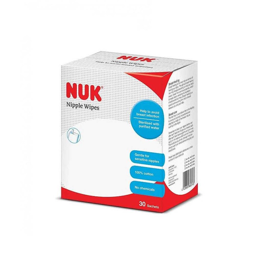 Bath Nuk | Nuk 3 X Nipple Wipes 30S + 2 X Breast Pad 60S