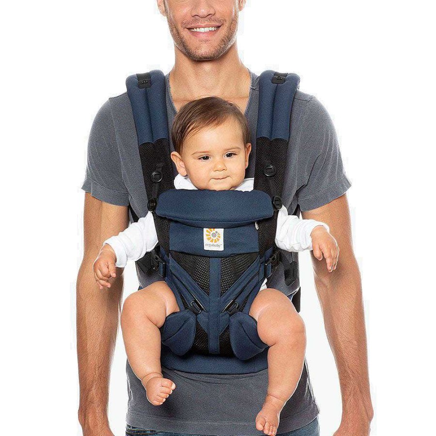 Go Ergobaby | Ergobaby Omni 360 All-In-One Cool Air Mesh Carrier - Raven