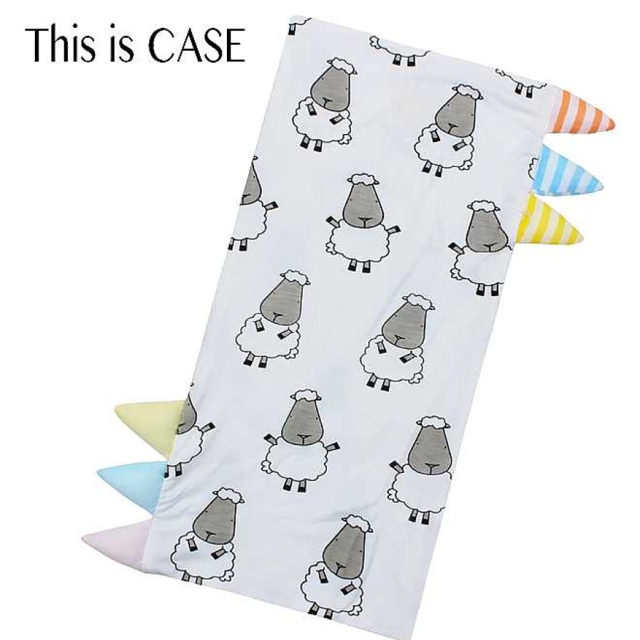 Sleep Baa Baa Sheepz | Baa Baa Sheepz Bed-Time Buddy™ Case Big Sheepz With Stripe Tag