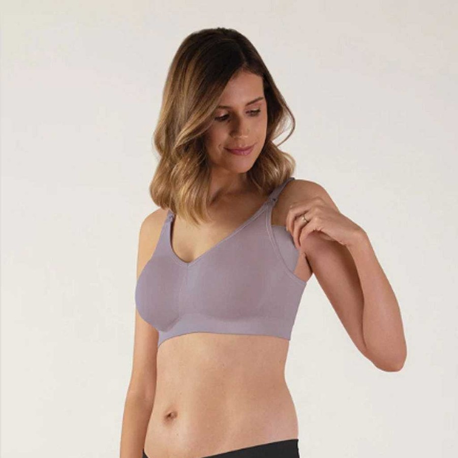 Mother Bravado Nursing Bras & Covers | Bravado Body Silk Seamless Nursing Bra Grey Orchid