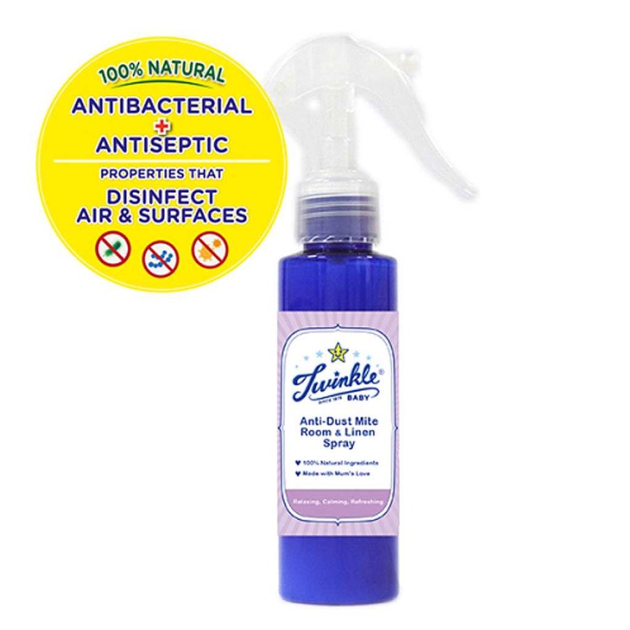 Bath Twinkle Baby Sanitisers & Cleaners | Twinkle Baby Anti-Dust Mite Room Spray 100Ml