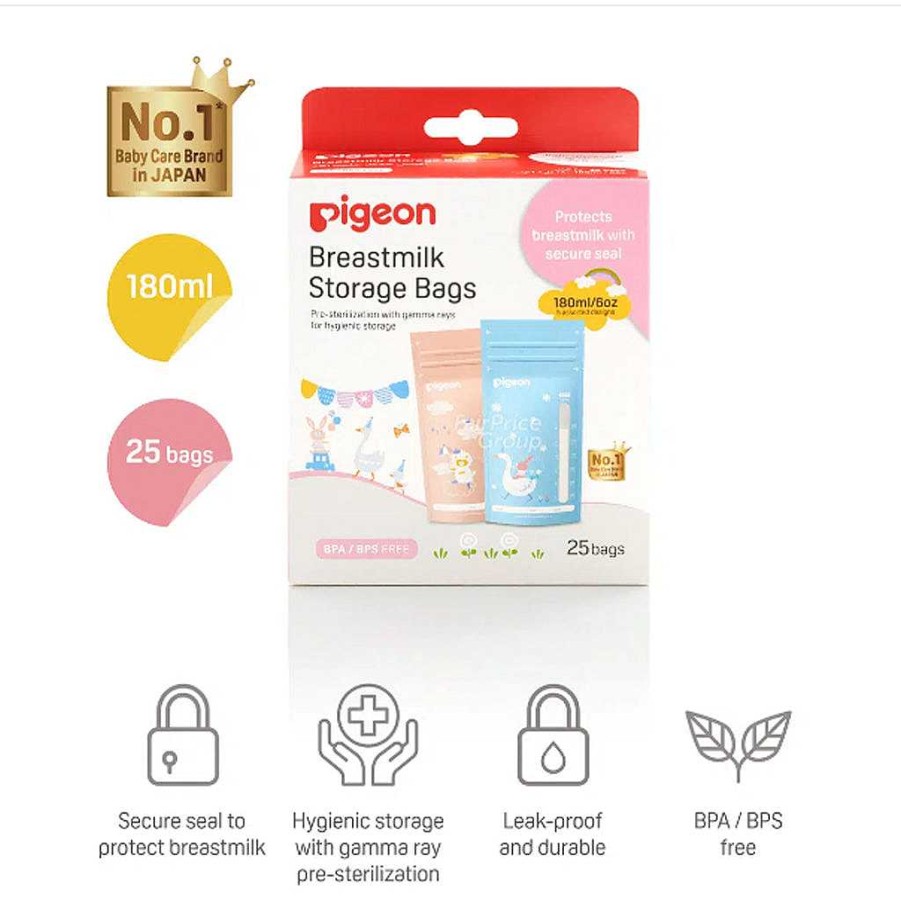 Mother Pigeon Breast Milk Storage | Pigeon Breastmilk Storage Bag Animals (180Ml) - 25 Bags