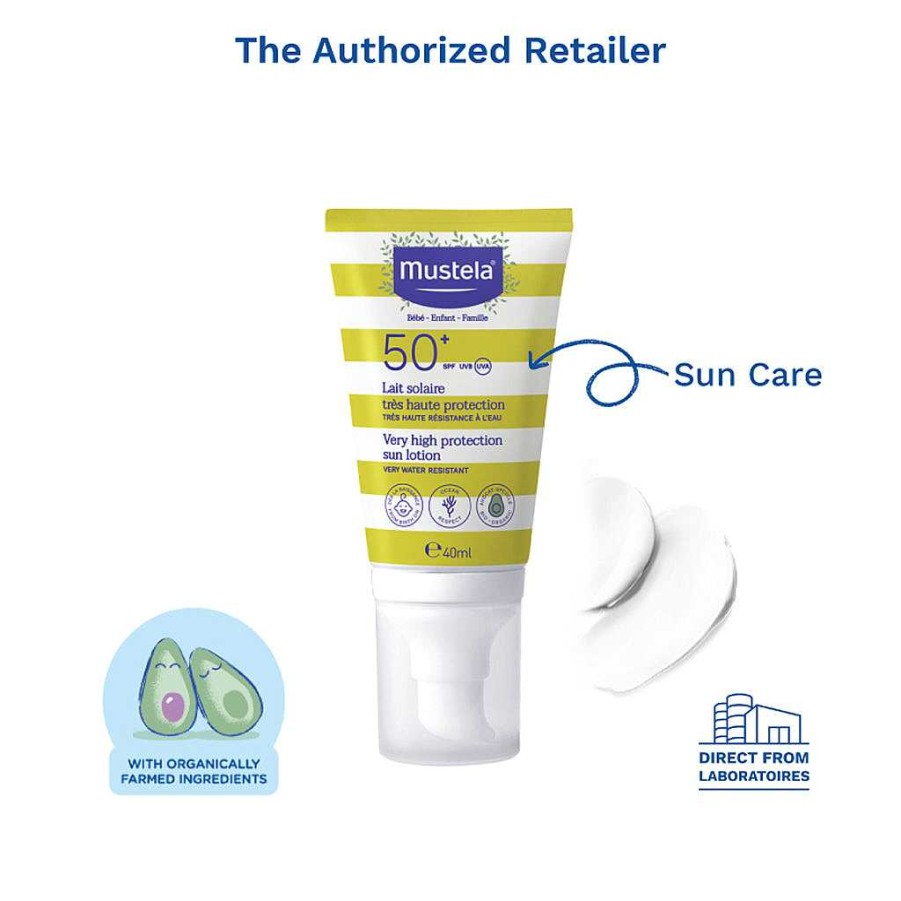 Mother Mustela Skin Care | Mustela Spf50+ Sun Lotion 40Ml