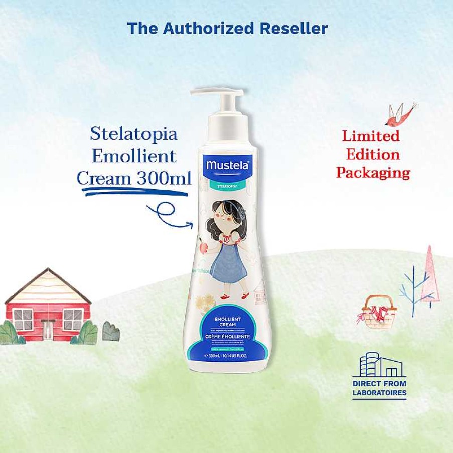 Mother Mustela Skin Care | Mustela Fairy Tale Stelatopia Emollient Cream - Snow White