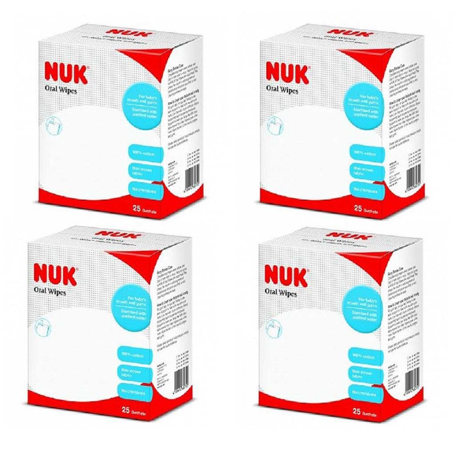 Bath Nuk | Nuk Oral Wipes X4