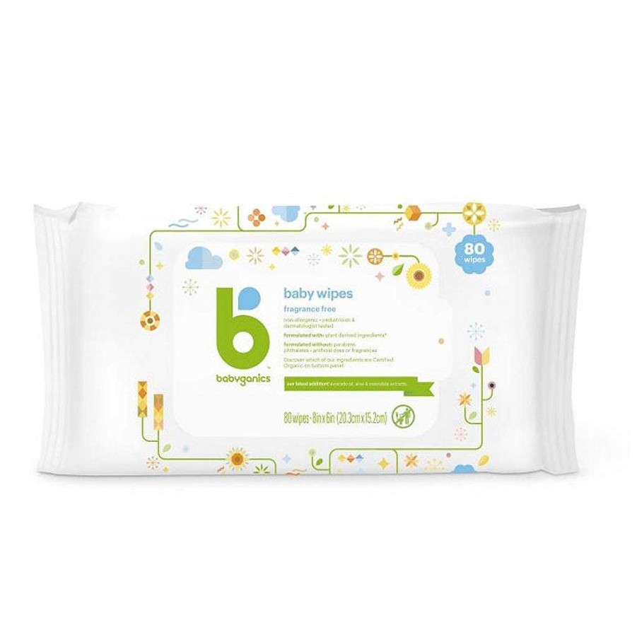 Poop Babyganics Baby Wipes | Babyganics Baby Wipes (80Sheets)