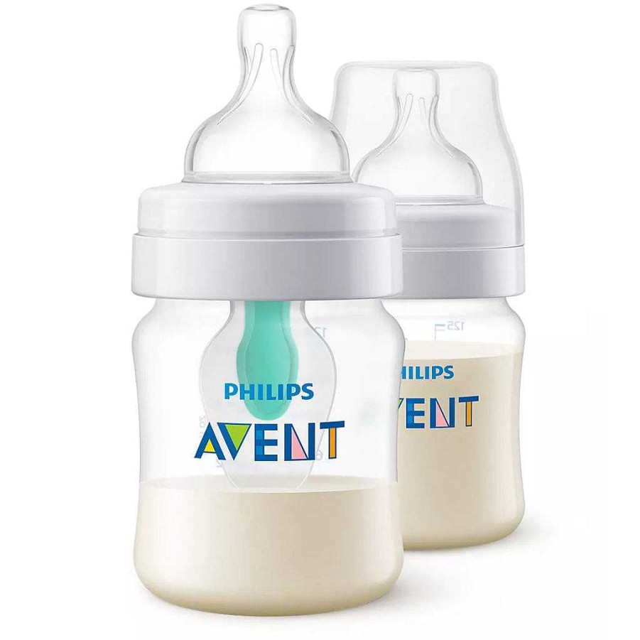 Eat Avent Baby Bottles | Avent Anti-Colic Pp Twin Bottle With Airfree Vent 125Ml