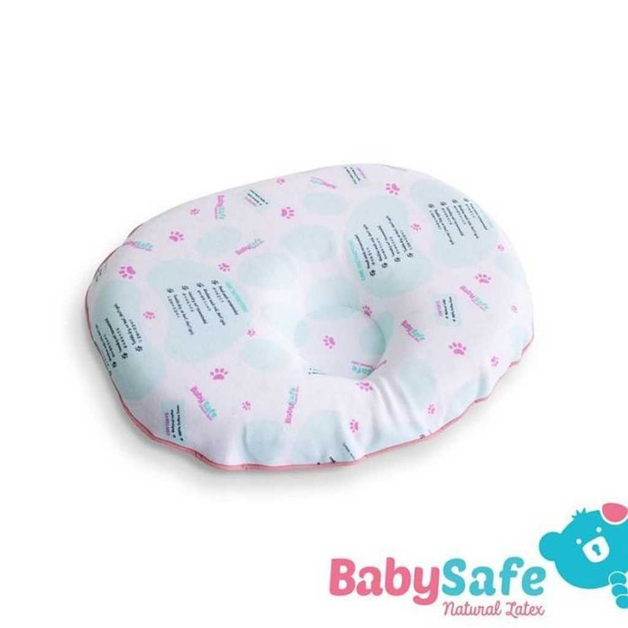 Sleep BabySafe | Babysafe Newborn Latex Dimple Pillow With Case