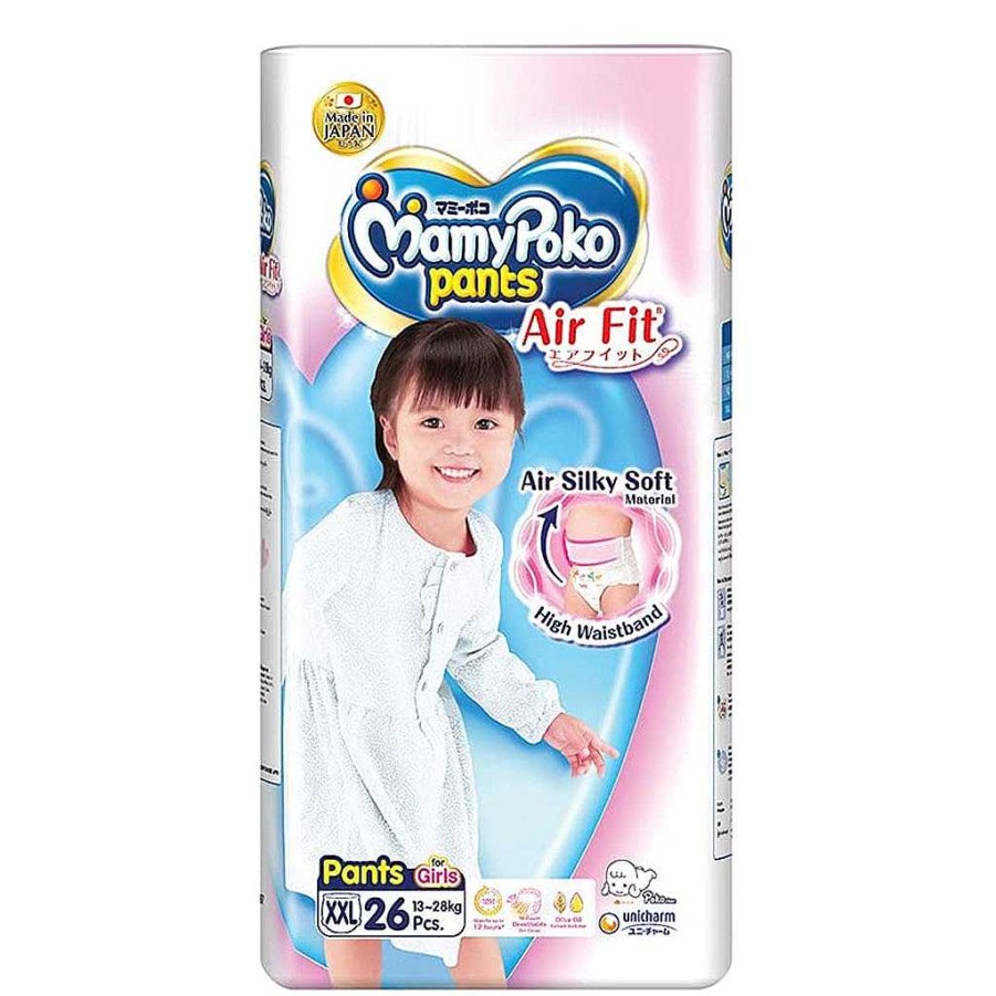 Poop Mamypoko Diapers | Mamypoko Air Fit Pants (Girl)