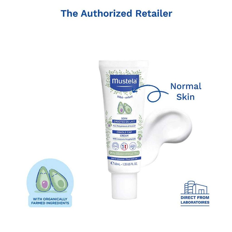 Bath Mustela Body Creams & Lotions | Mustela Cradle Cap Cream