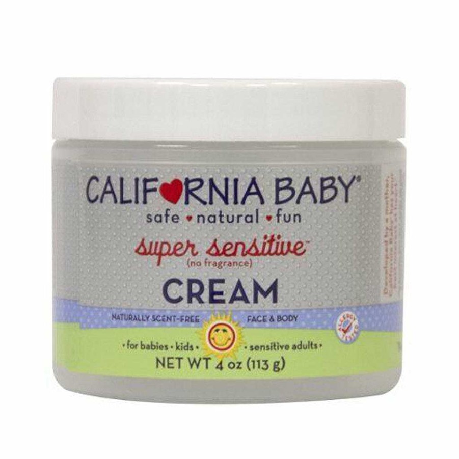 Bath California Baby Body Creams & Lotions | California Baby Super Sensitive Moisturizing Cream 4 Oz