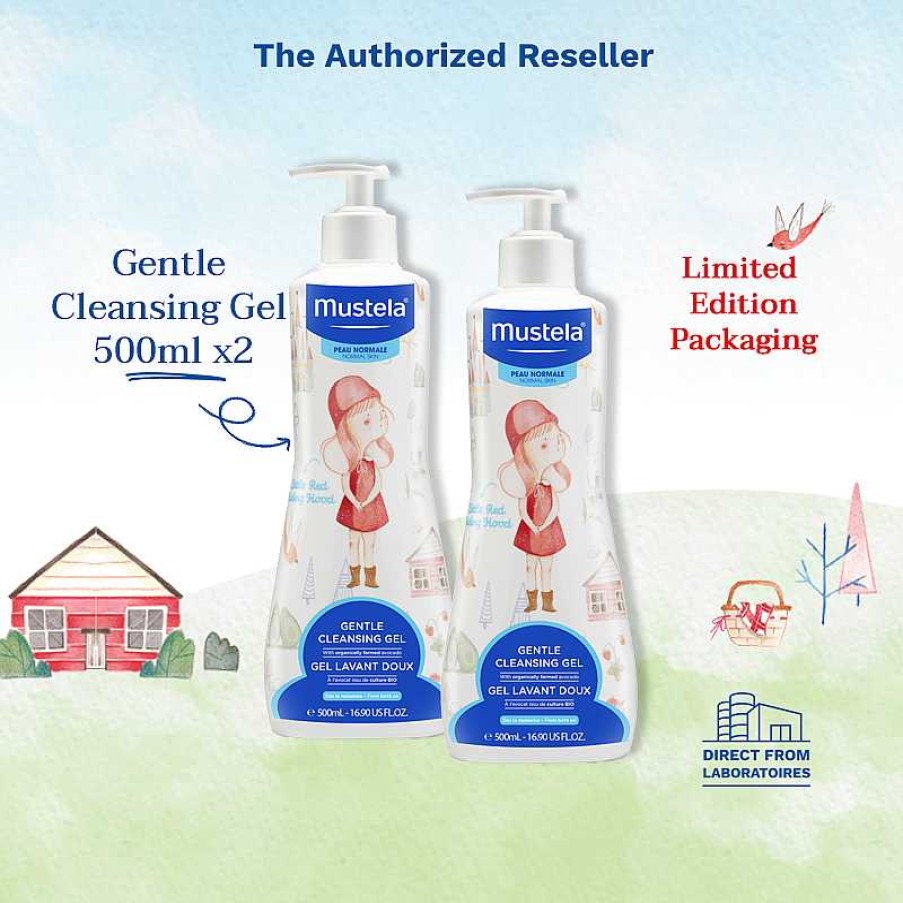 Mother Mustela Skin Care | Mustela Fairy Tale Gentle Cleansing Gel - Little Red Riding Hood