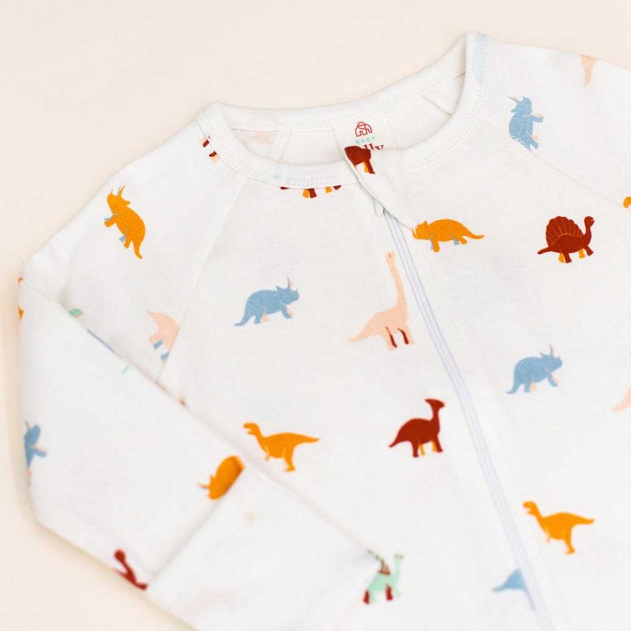 Dress Elly | Elly Raglan Sleepsuit - Dino