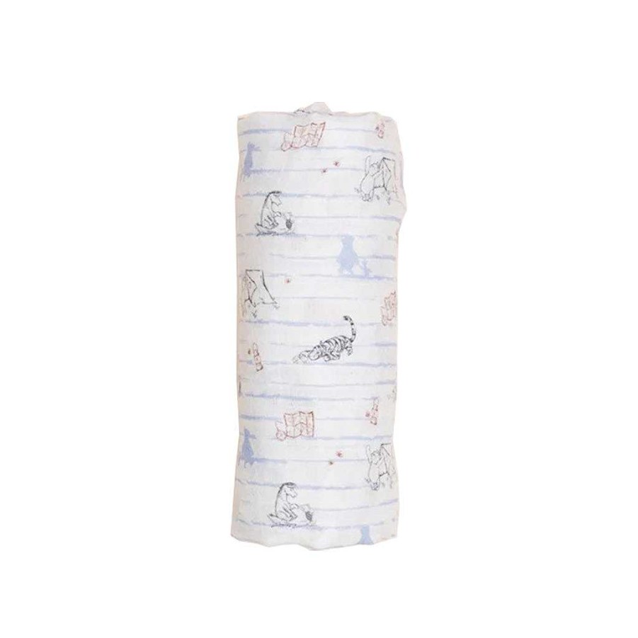 Sleep Elly | Elly Organic Cotton Swaddle - Camping With Pooh