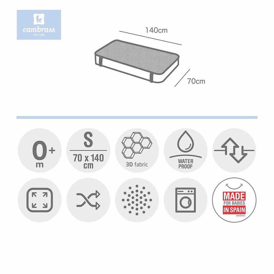 Sleep Cambrass | Cambrass Tencel Waterproof Fitted Bed Sheet