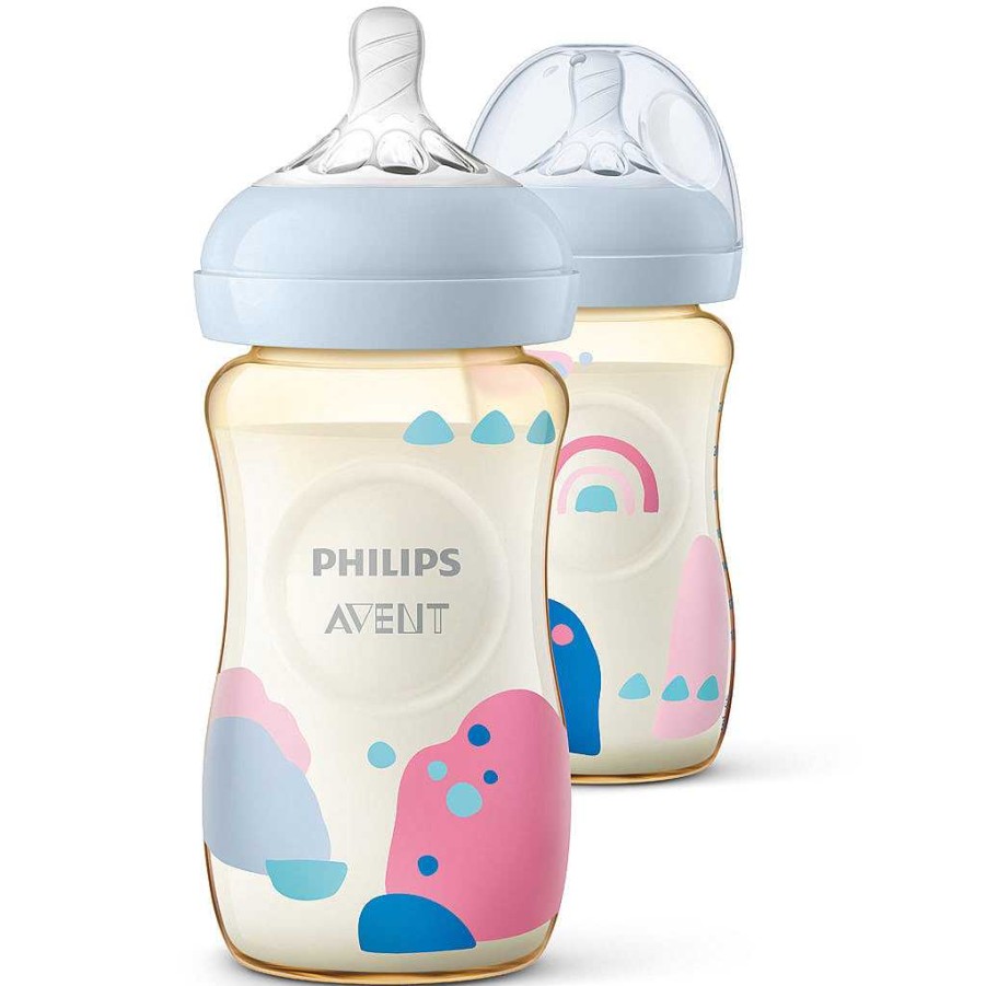 Eat Avent Baby Bottles | Avent Natural Ppsu Baby Bottle Twin - 260Ml X 2