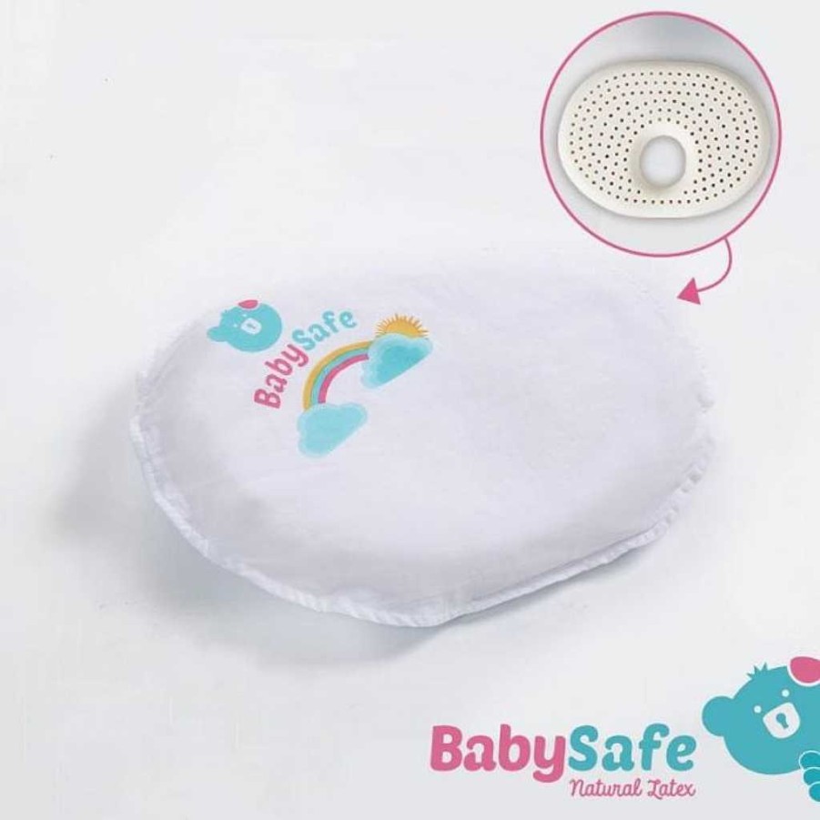 Sleep BabySafe | Babysafe Newborn Latex Dimple Pillow With Case