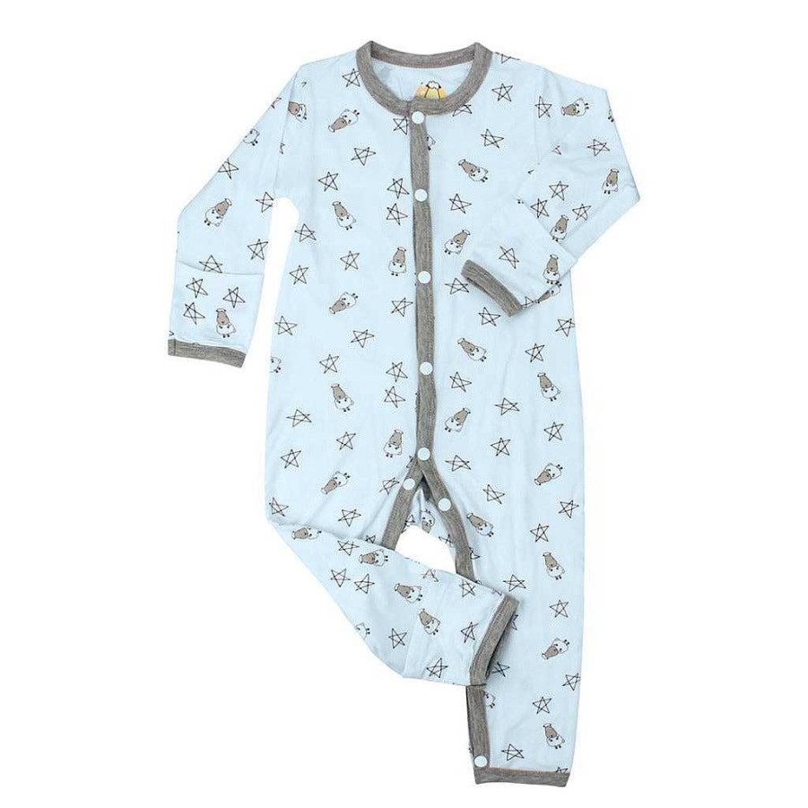 Dress Baa Baa Sheepz | Baa Baa Sheepz Romper Small Star - Blue