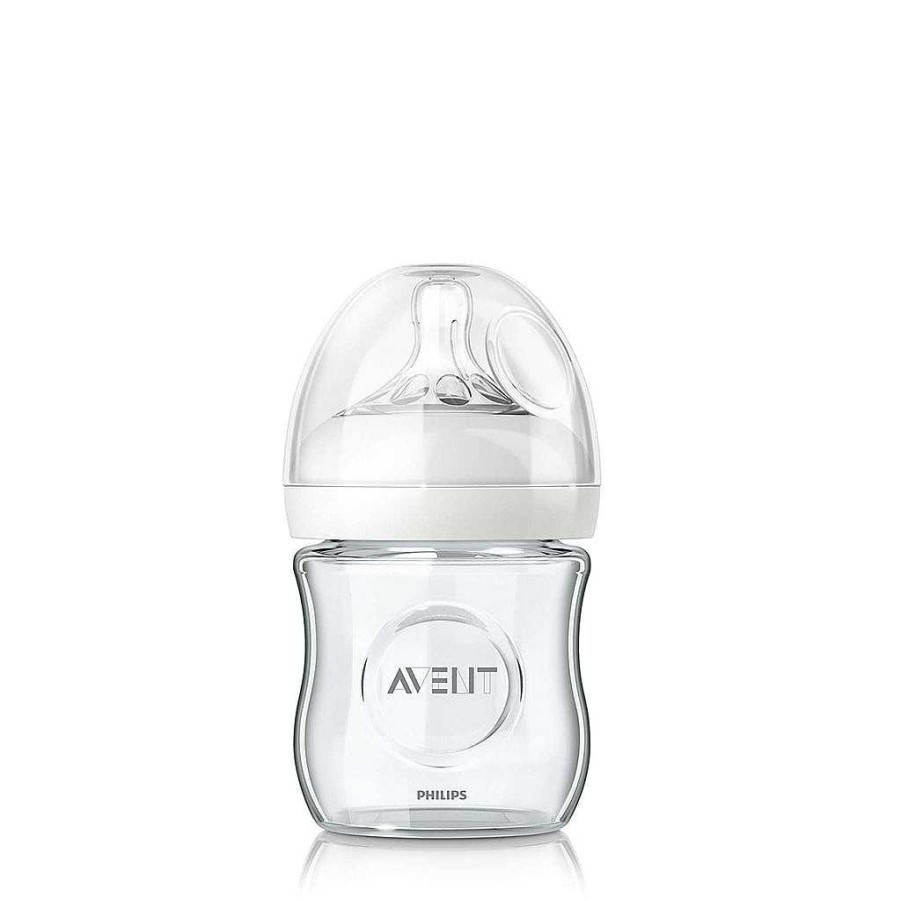 Eat Avent Baby Bottles | Avent Natural Glass Bottle - 120Ml