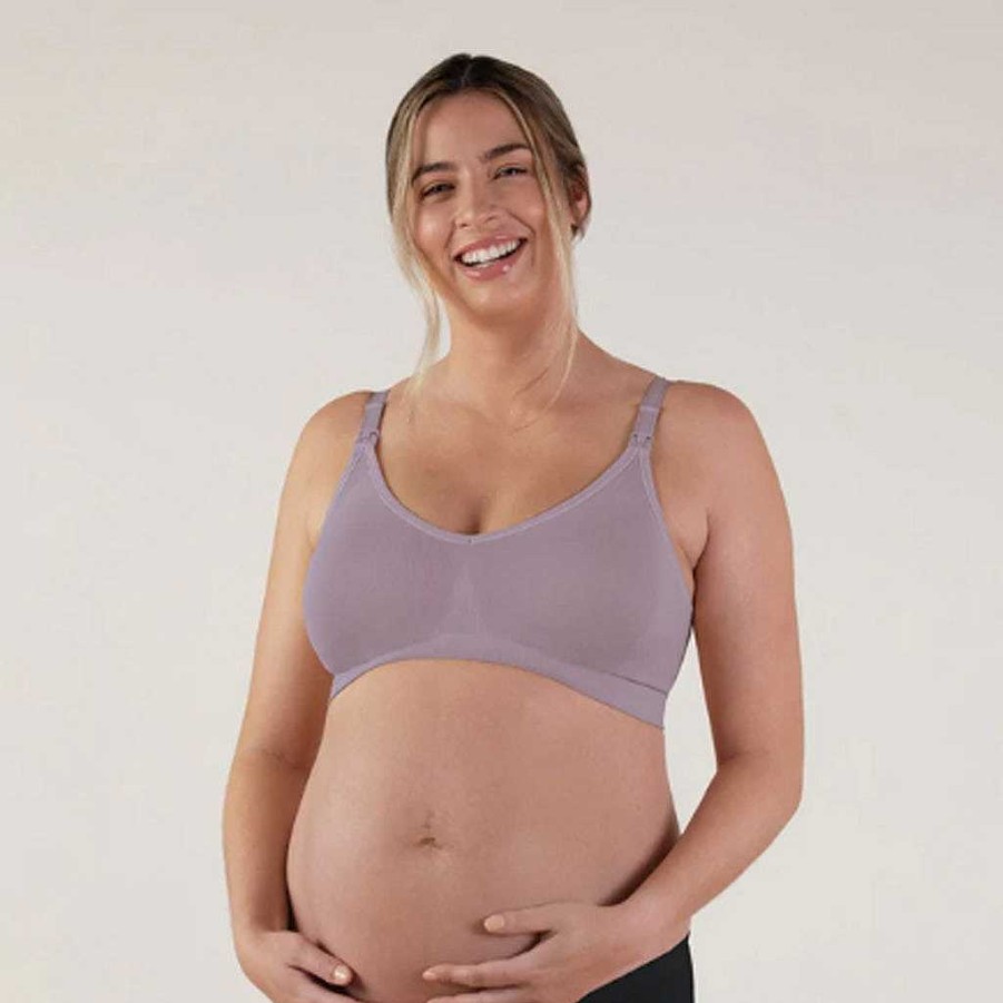 Mother Bravado Nursing Bras & Covers | Bravado Body Silk Seamless Nursing Bra Grey Orchid