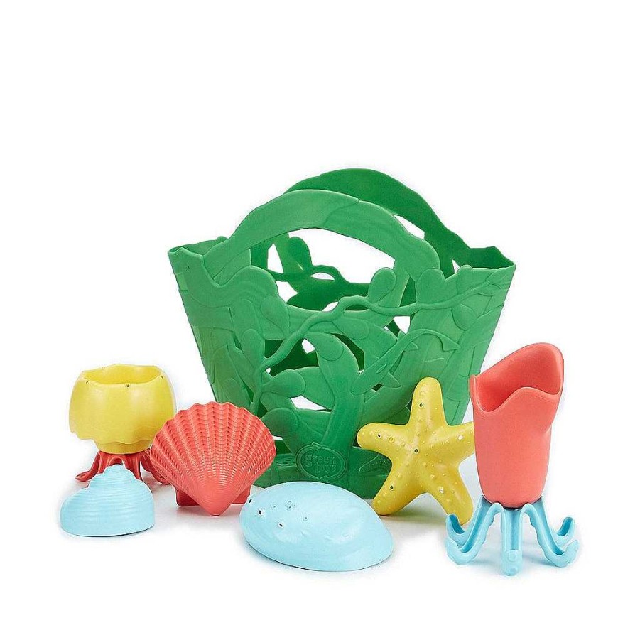 Bath Green Toys | Green Toys Tide Pool Bath Set