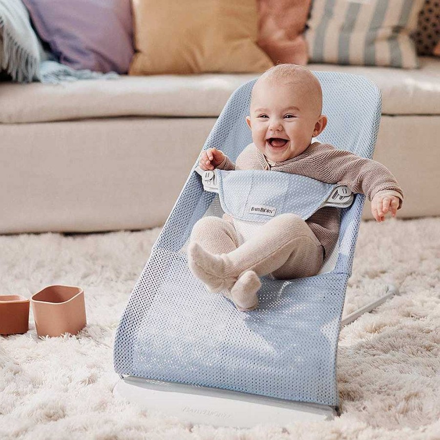 Sleep BabyBjorn | Babybjorn Balance Soft Mesh Baby Bouncer - Grey Frame