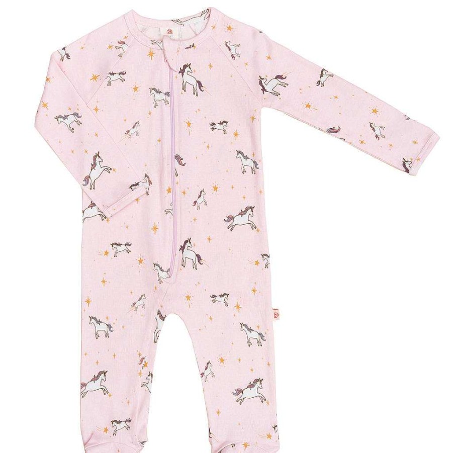 Dress Elly | Elly Raglan Sleepsuit - Unicorn