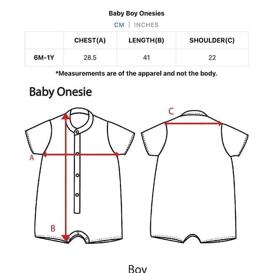 Dress Maison Q | Motherswork X Maison Q Cny 2023 Boy Onesie