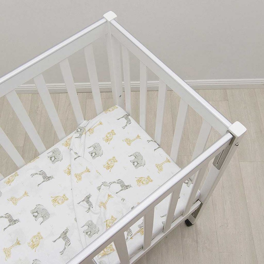 Sleep Living Textiles | Living Textiles Cot Fitted Sheet Set - Savanna Babies