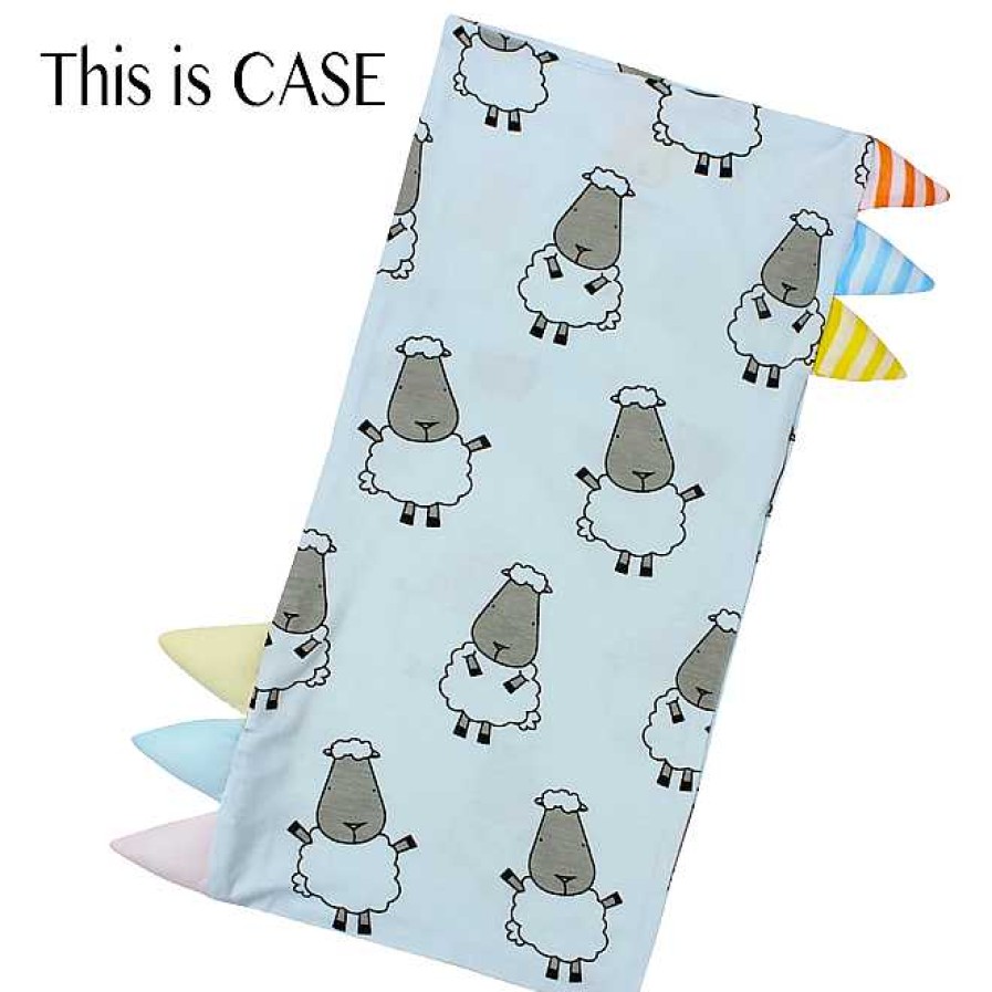 Sleep Baa Baa Sheepz | Baa Baa Sheepz Bed-Time Buddy™ Case Big Sheepz With Stripe Tag