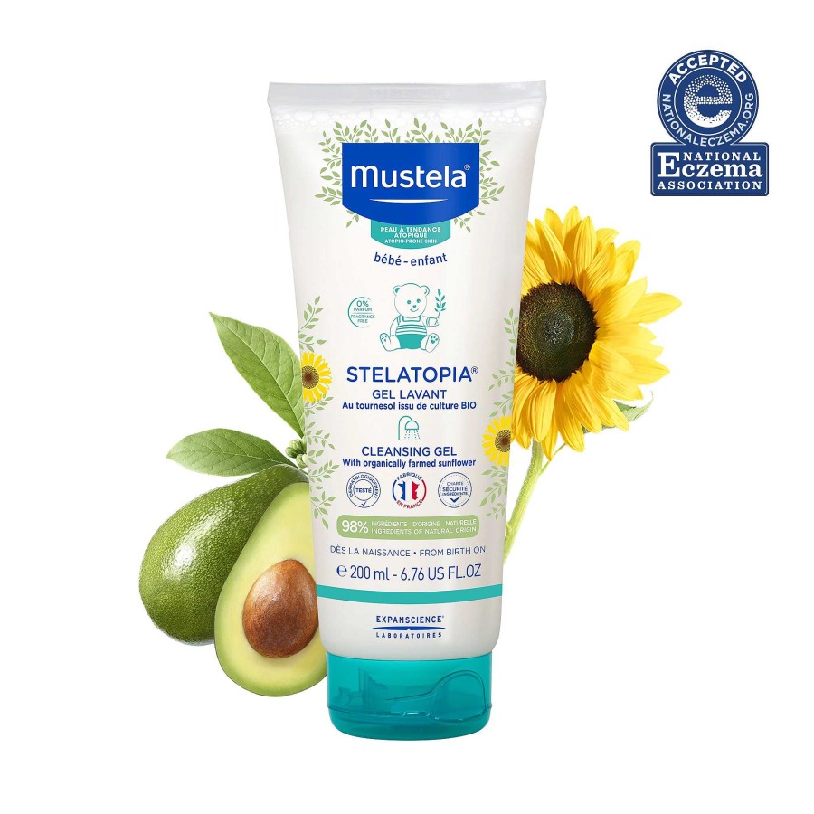 Mother Mustela Skin Care | Mustela Stelatopia Cleansing Gel