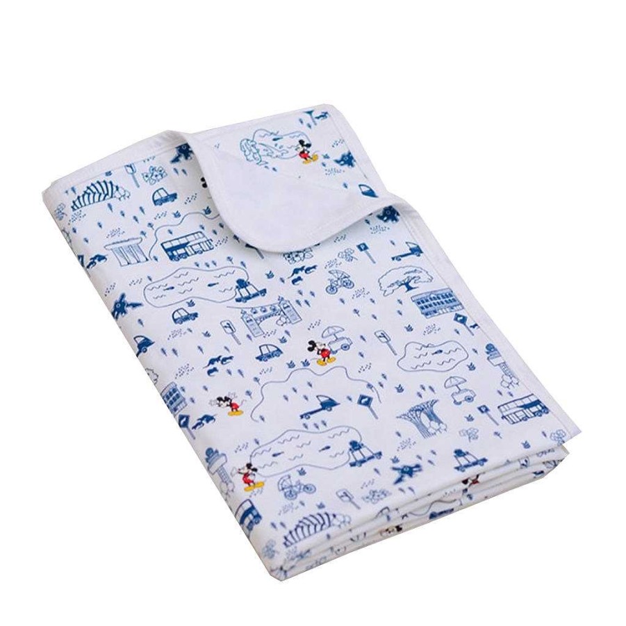 Sleep Elly | Elly Jersey Blanket - Blue Road Trip Mickey