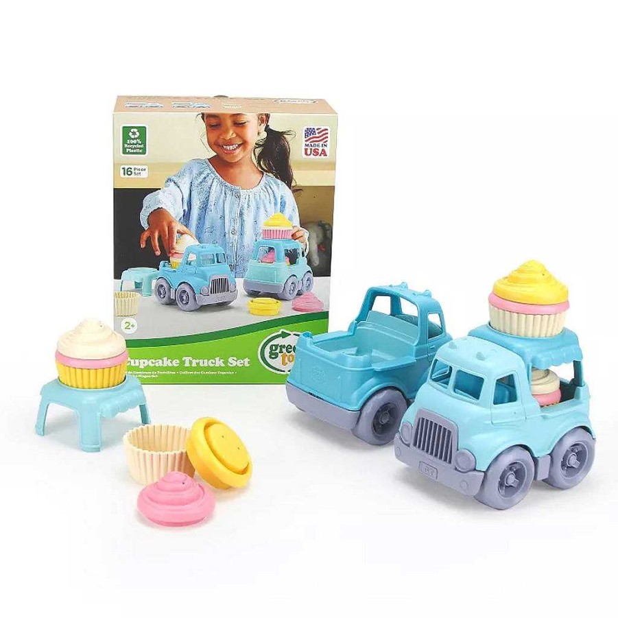 Plays Green Toys Beach & Camping | Green Toys Cupcake Trucks