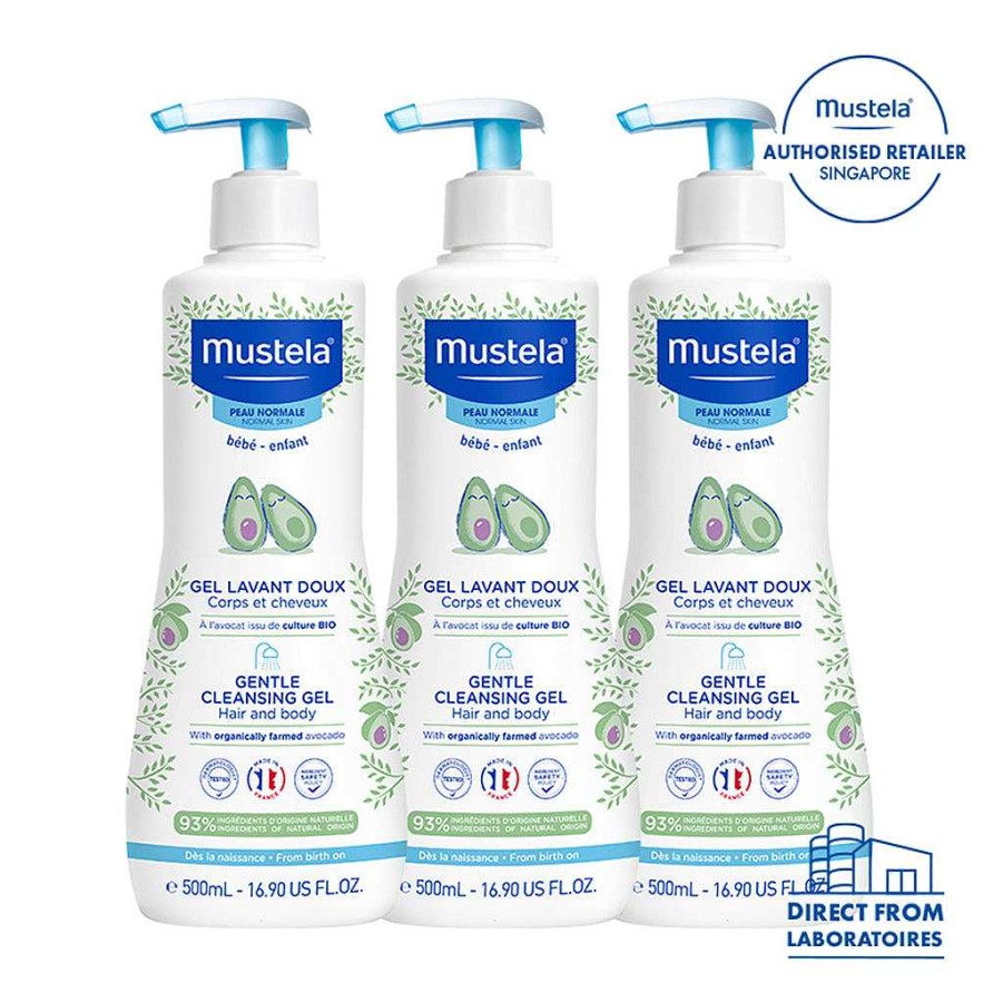 Bath Mustela Body Creams & Lotions | Mustela Gentle Cleansing Gel Hair & Body 500Ml