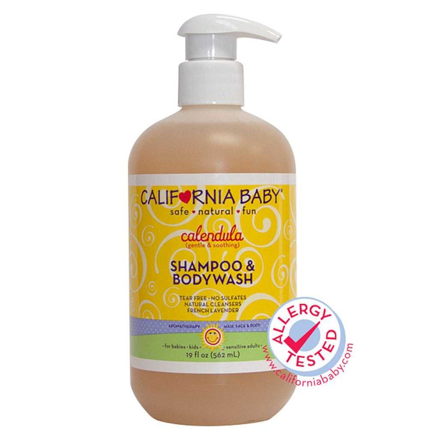 Bath California Baby Shampoos & Conditioners | California Baby Calendula Shampoo & Bodywash 19Oz